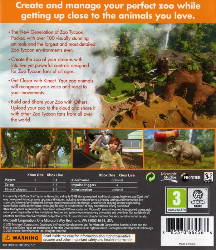 Zoo Tycoon - Xbox One spill - Retrospillkongen