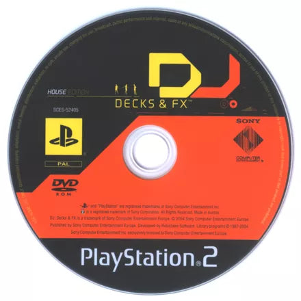 DJ: Decks & FX House Edition - PS2 Spill - Retrospillkongen
