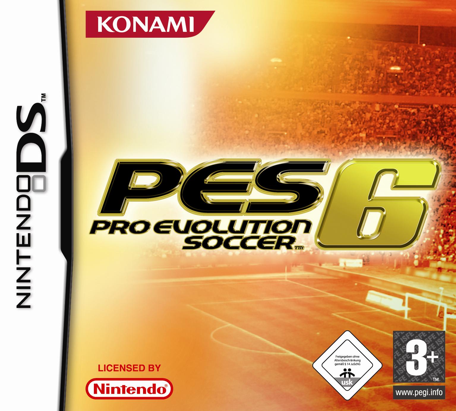 PES 6 Pro Evolution Soccer Nintendo DS spill Retrospillkongen