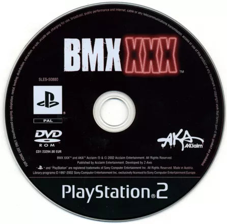 BMX XXX - PS2 spill - Retrospillkongen