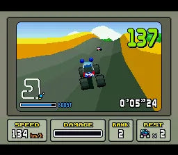 Stunt Race FX - SNES spill - Retrospillkongen