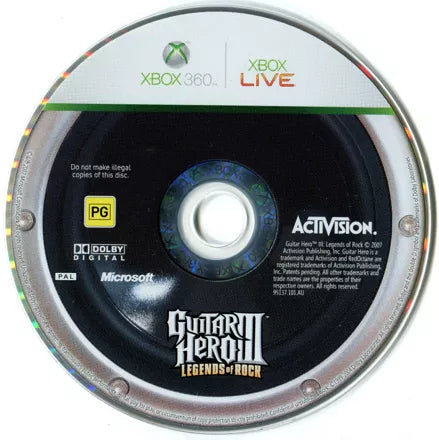Guitar Hero III: Legends of Rock - Xbox 360 spill - Retrospillkongen