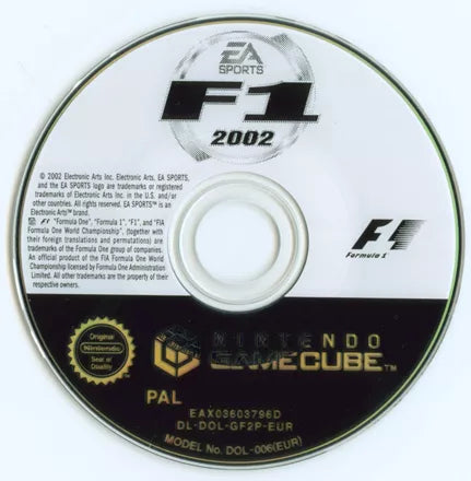 F1 2002 - Nintendo Gamecube spill - Retrospillkongen