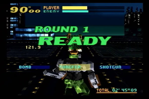 Cyber Troopers Virtual On - SEGA Saturn spill - Retrospillkongen