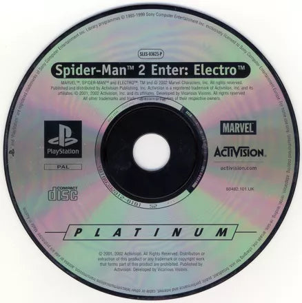 Spider-Man 2: Enter: Electro - PS1 spill - Retrospillkongen