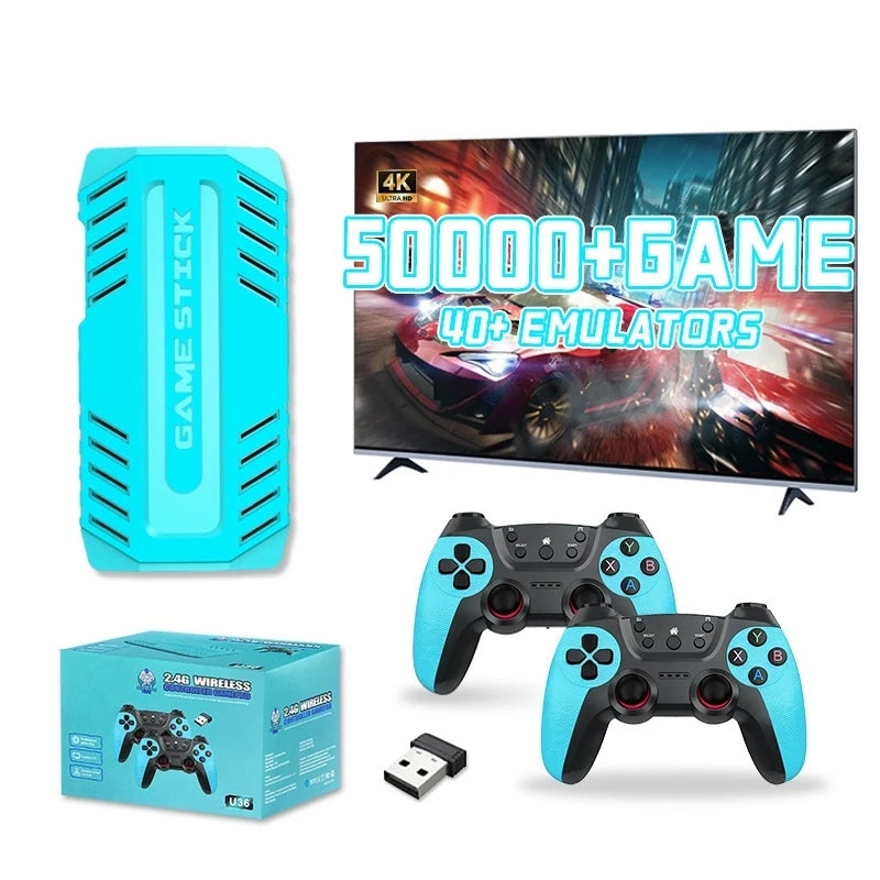 U36 Game Stick Retro Spillkonsoll - 50,000+ Spill Inkludert - Retrospillkongen
