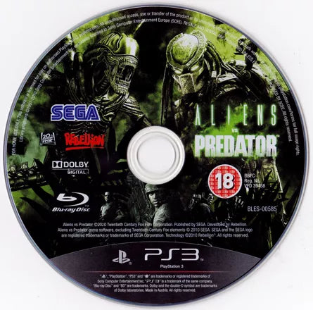 Aliens VS Predator - PS3 spill - Retrospillkongen