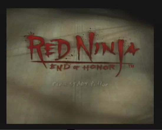 Red Ninja: End of Honour - PS2 spill - Retrospillkongen