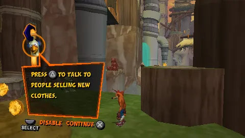 Crash Tag Team Racing - PSP spill - Retrospillkongen