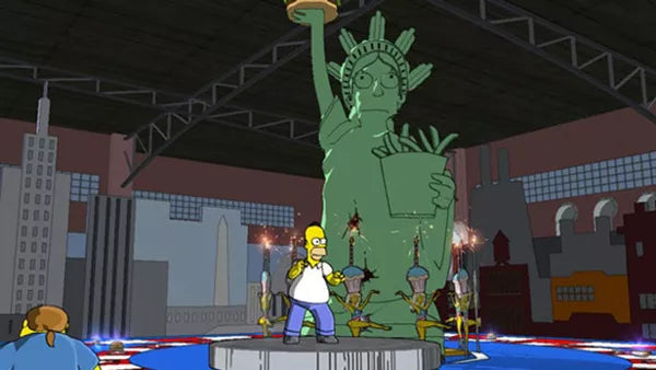 Renovert The Simpsons Game - PSP spill - Retrospillkongen