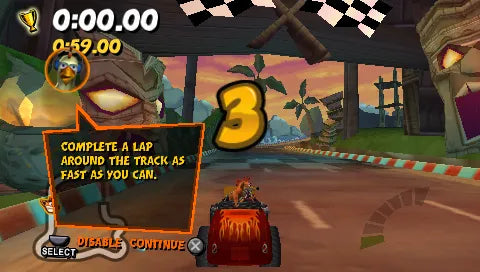 Crash Tag Team Racing - PSP spill - Retrospillkongen