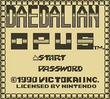 Daedalian Opus - Gameboy spill - Retrospillkongen