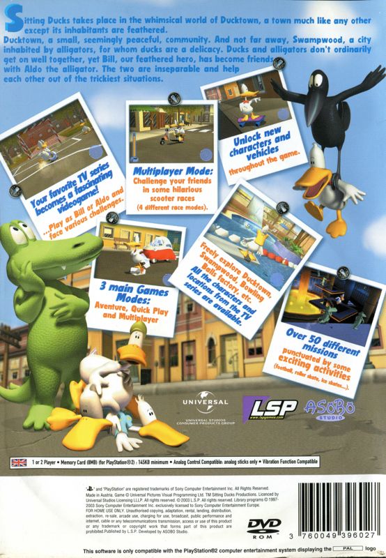 Sitting Ducks - PS2 Spill - Retrospillkongen