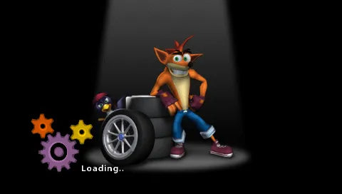 Crash Tag Team Racing - PSP spill - Retrospillkongen