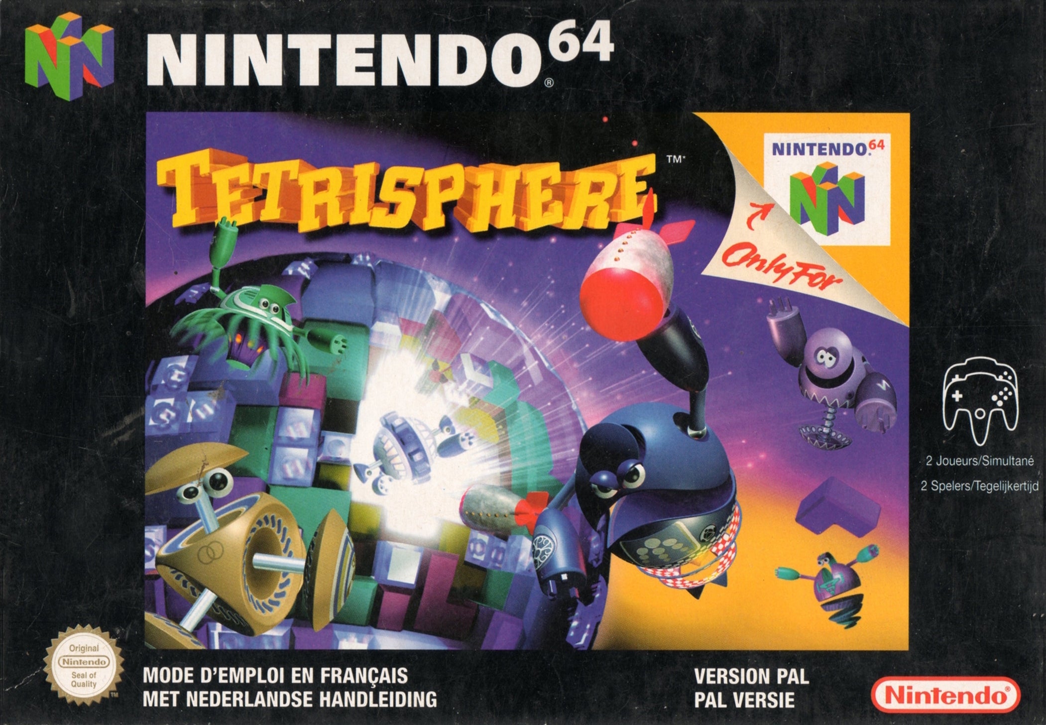 Tetrisphere - N64 spill - Retrospillkongen