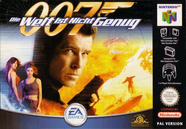 007 The World Is Not Enough - N64 spill - Retrospillkongen