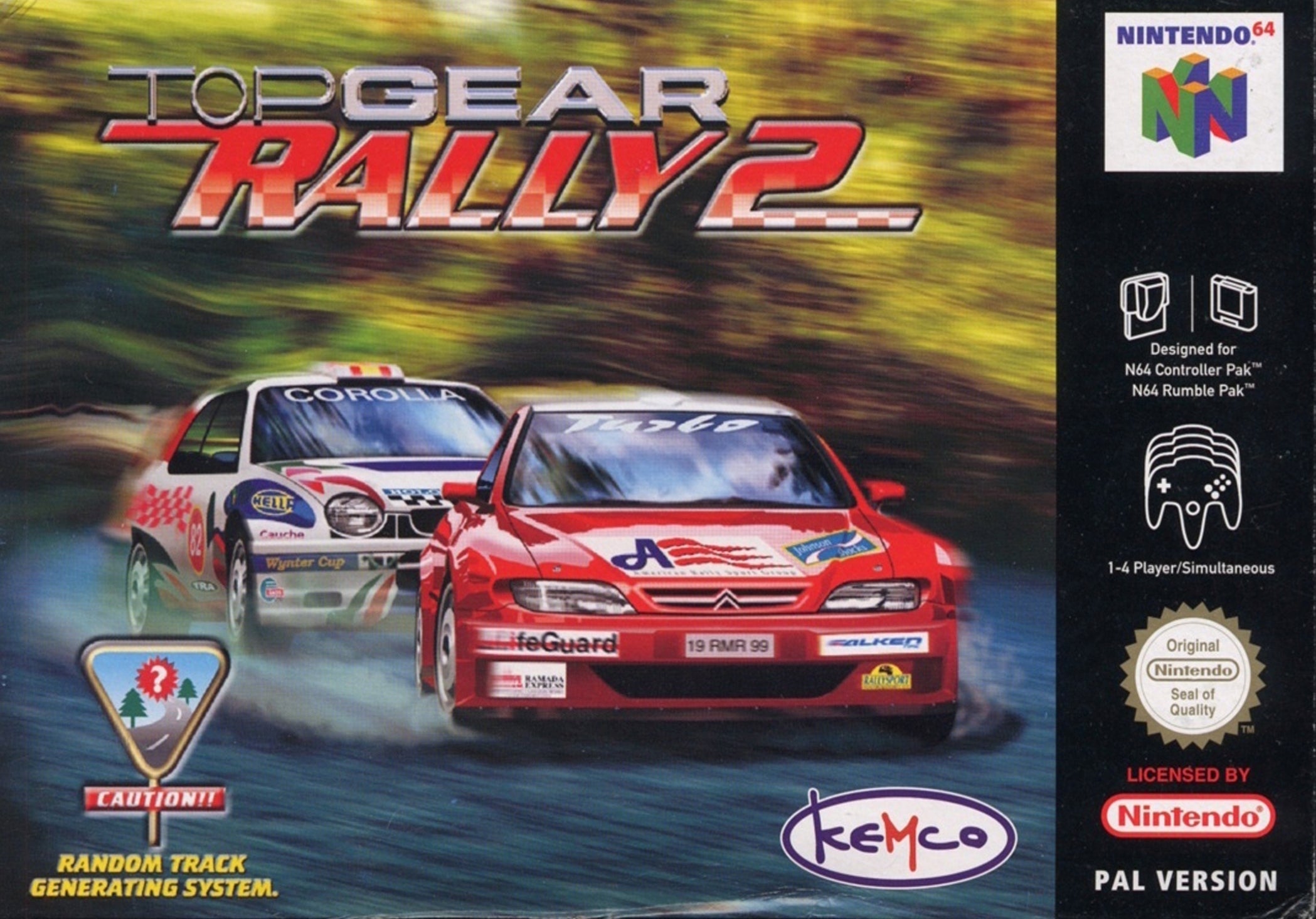 Top Gear Rally 2 - N64 spill - Retrospillkongen