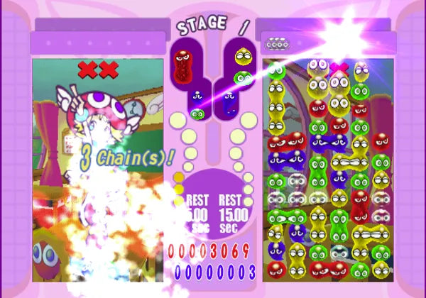 Puyo Pop Fever - PS2 spill - Retrospillkongen