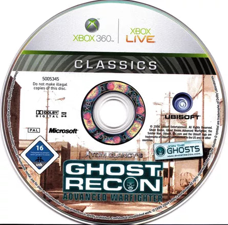 Tom Clancy's Ghost Recon: Advanced Warfighter - Xbox 360 spill - Retrospillkongen