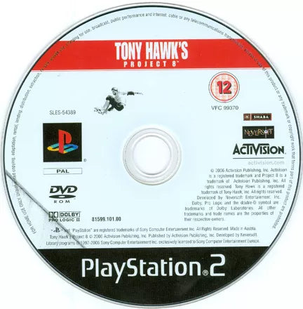 Tony Hawk's Project 8 - PS2 spill - Retrospillkongen