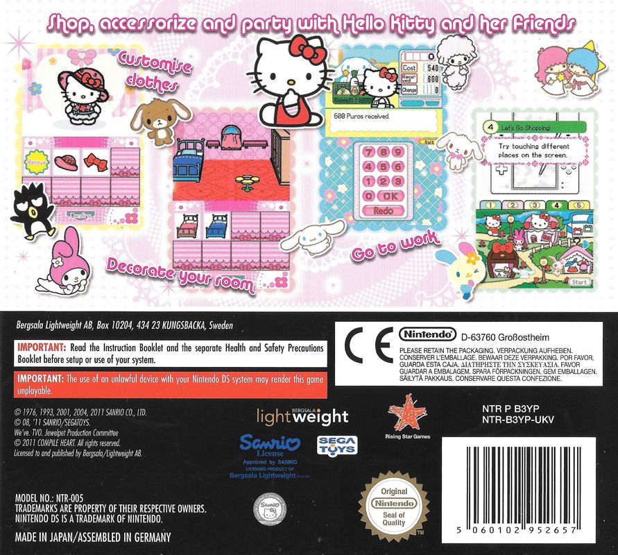 Loving Life with Hello Kitty & Friends - Nintendo DS spill - Retrospillkongen