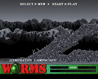 Worms - PS1 spill - Retrospillkongen