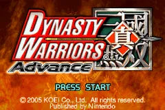 Dynasty Warriors Advance - GBA Spill