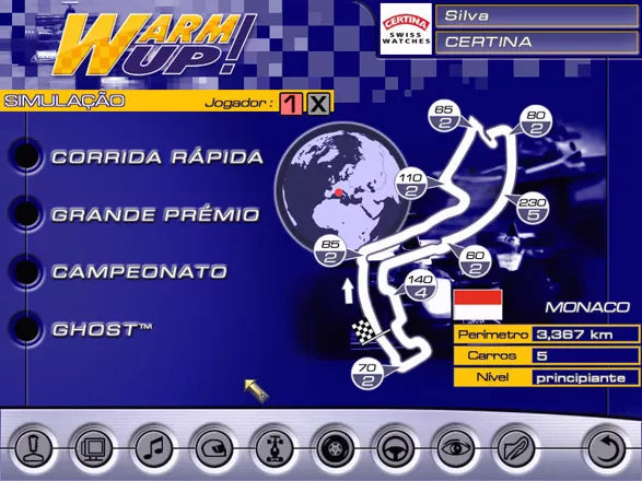 Warm UP! - PS1 spill - Retrospillkongen
