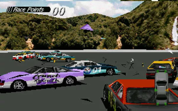 Destruction Derby - PS1 spill - Retrospillkongen