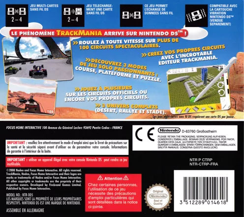 TrackMania DS - Nintendo DS spill - Retrospillkongen