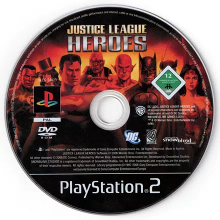 Justice League Heroes - PS2 spill - Retrospillkongen