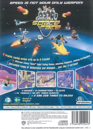Space Race - PS2 spill - Retrospillkongen
