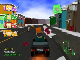 South Park Rally - PS1 spill - Retrospillkongen
