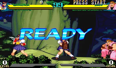 Marvel Super Heroes vs. Street Fighter - Sega Saturn spill (Japansk) - Retrospillkongen