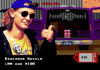 Skitchin' - SEGA Mega Drive spill - Retrospillkongen