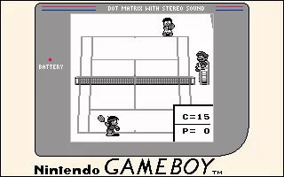 Tennis - Gameboy spill - Retrospillkongen