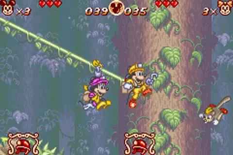Disney's Magical Quest 2 Starring Mickey and Minnie - GBA spill - Retrospillkongen