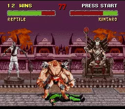 Mortal Kombat II - SNES spill - Retrospillkongen
