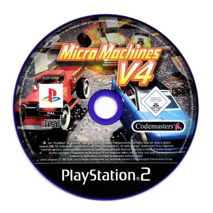 Micro Machines V4 - PS2 Spill - Retrospillkongen