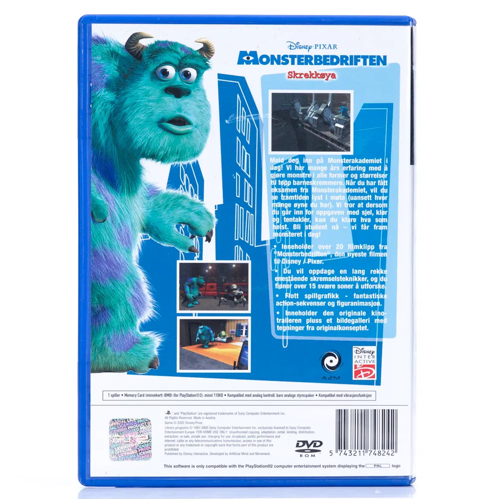 Monsterbedriften: Skrekkøya - PS2 spill - Retrospillkongen