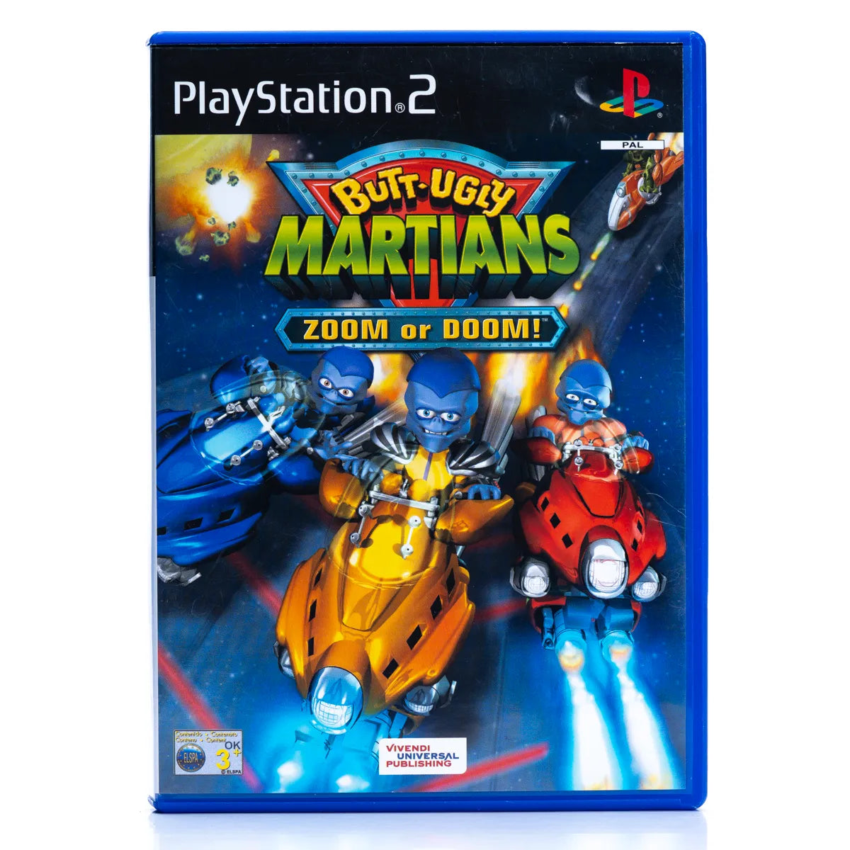 Butt-Ugly Martians: Zoom or Doom! - PS2 spill - Retrospillkongen
