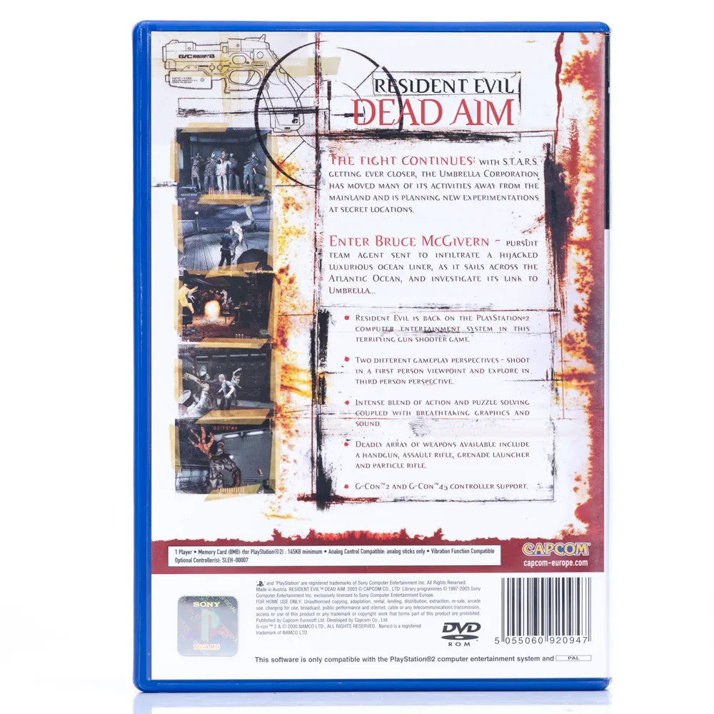 Resident Evil: Dead Aim - PS2 spill - Retrospillkongen