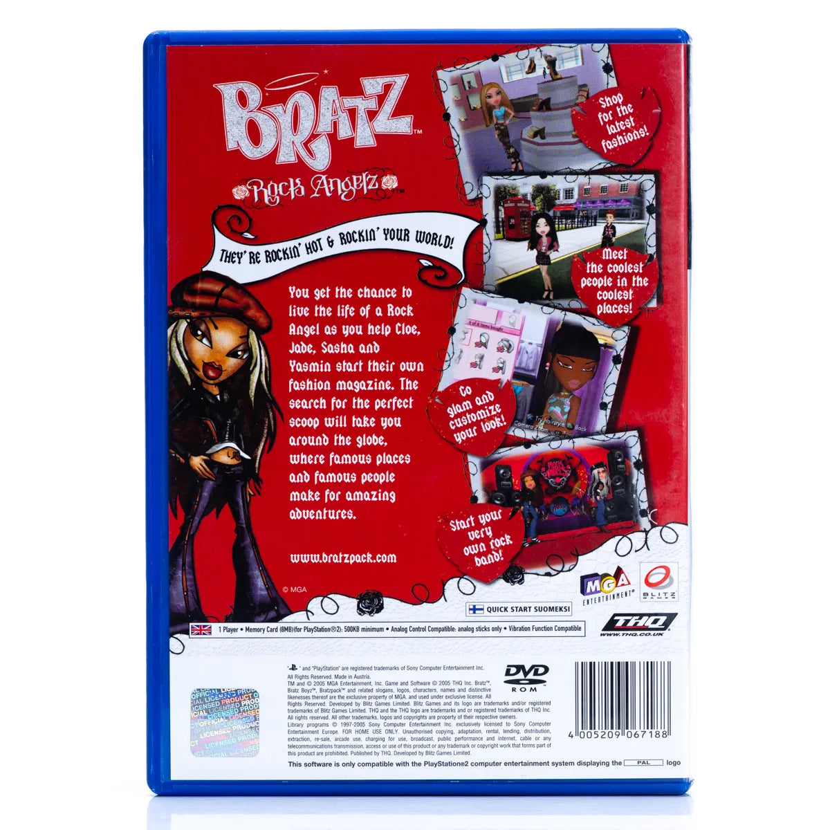 Bratz Rock Angels - PS2 spill - Retrospillkongen