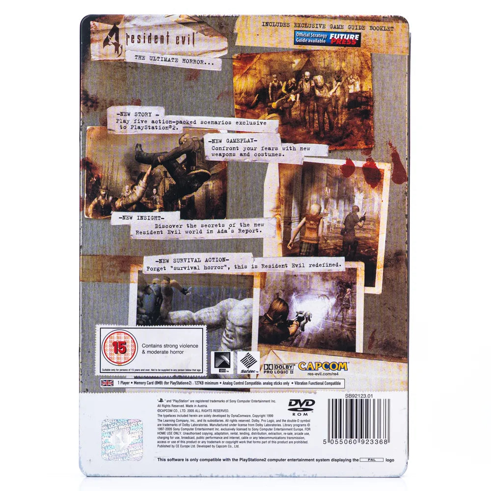 Resident Evil 4 Limited Edition Steelbook - PS2 spill - Retrospillkongen