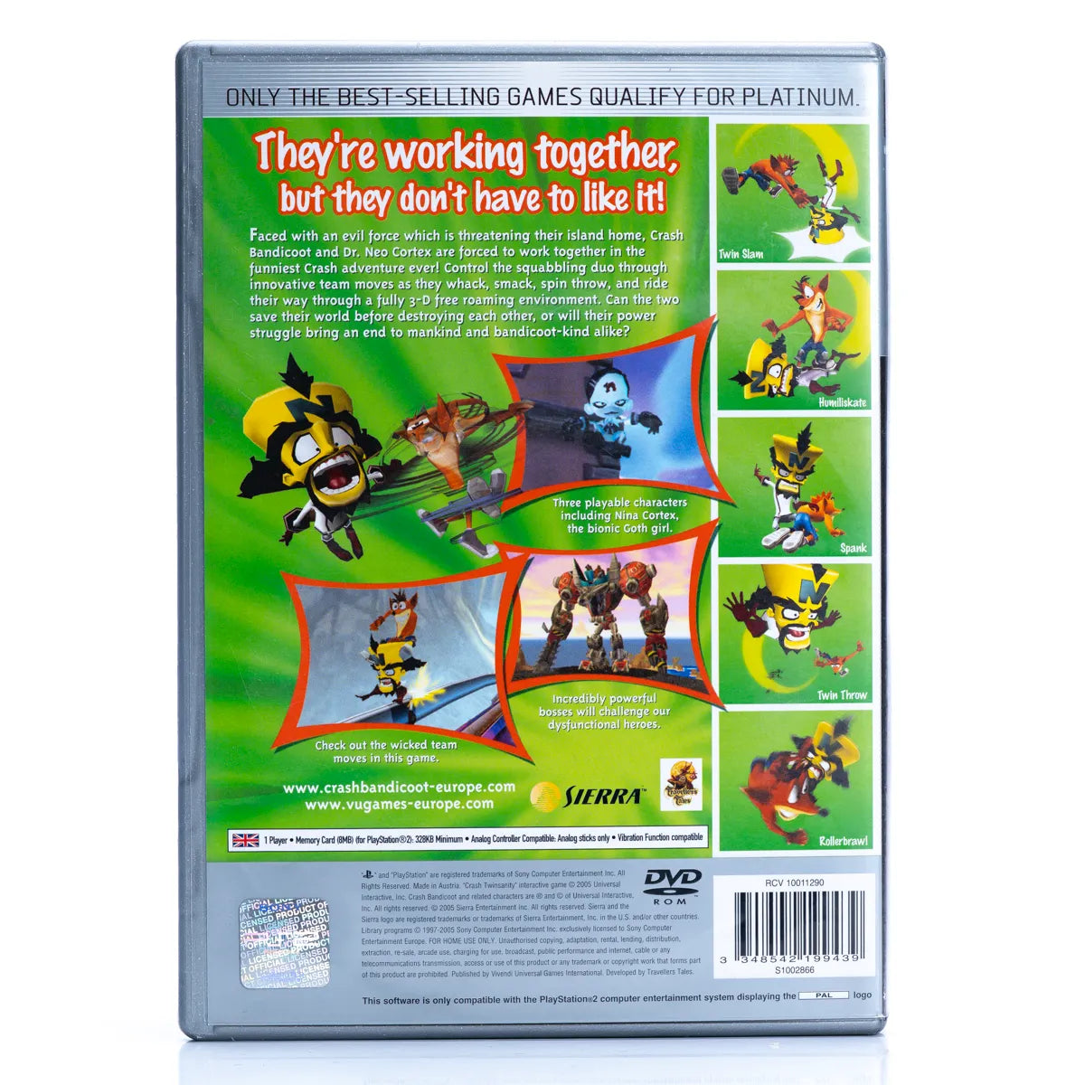 Crash Twinsanity - PS2 Spill - Retrospillkongen