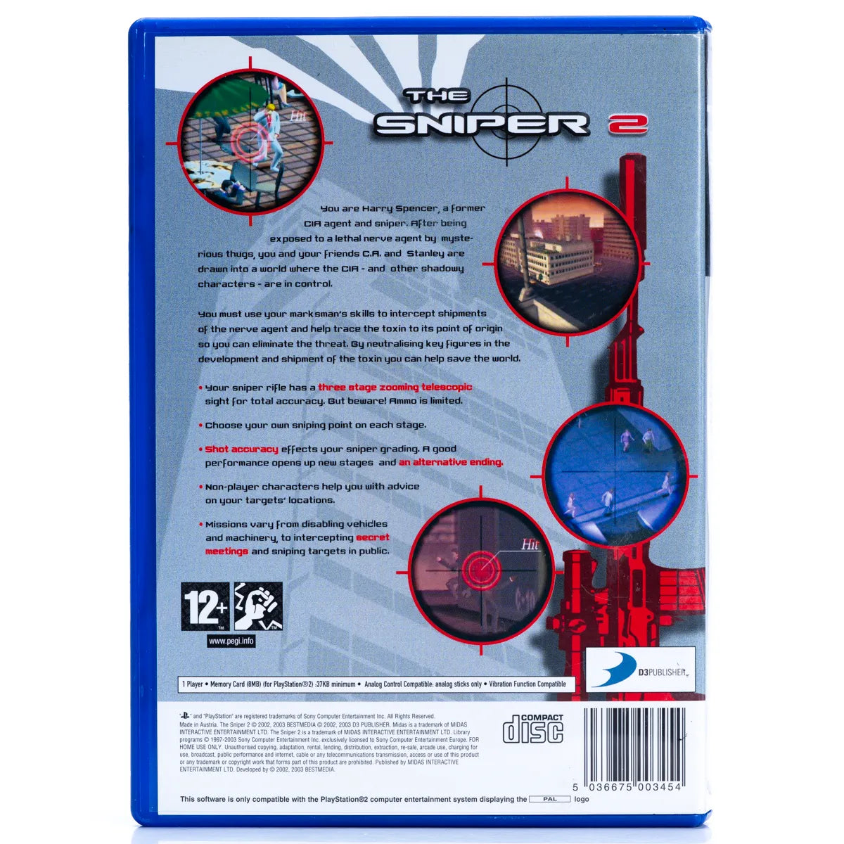 The Sniper 2 - PS2 spill - Retrospillkongen