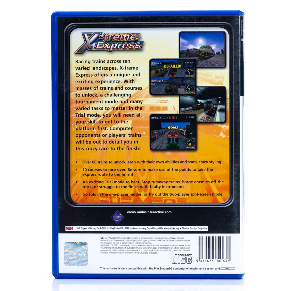 X-treme Express - PS2 spill - Retrospillkongen