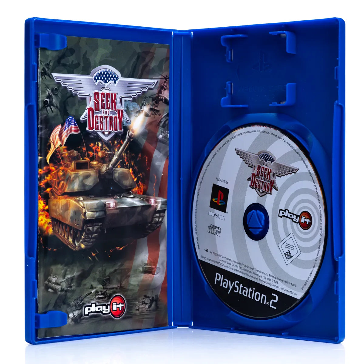 Seek and Destroy - PS2 spill - Retrospillkongen