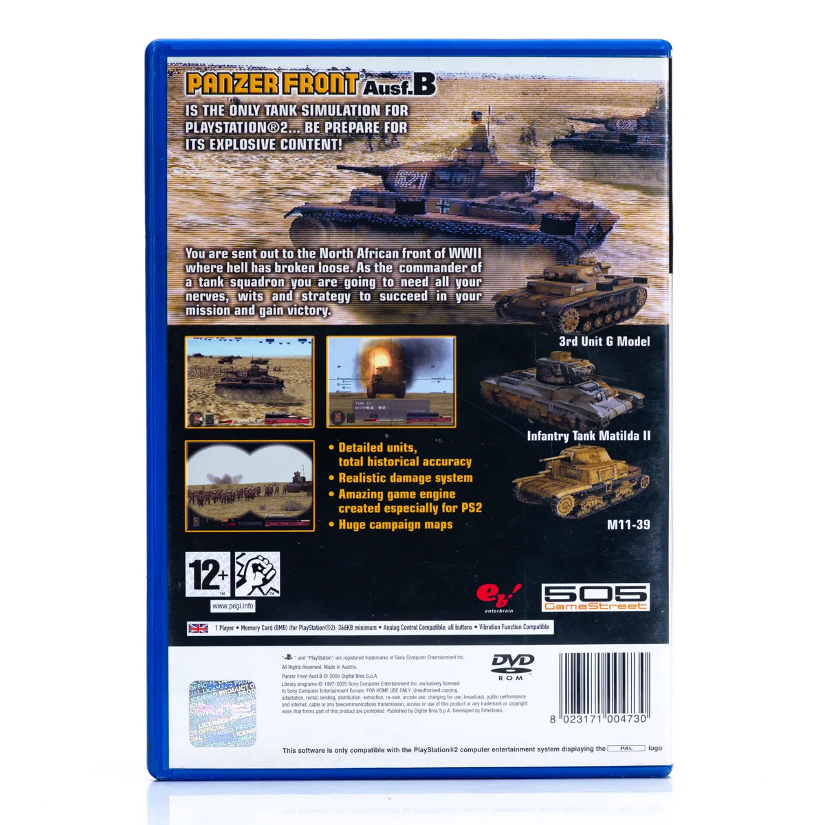 Panzer Front Ausf.B - PS2 spill - Retrospillkongen