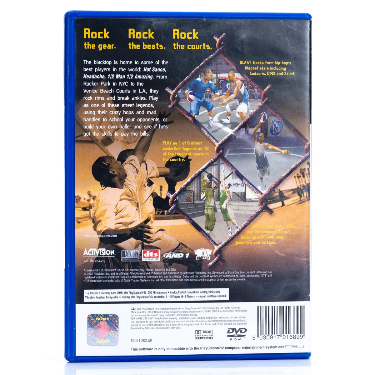 Street Hoops - PS2 spill - Retrospillkongen